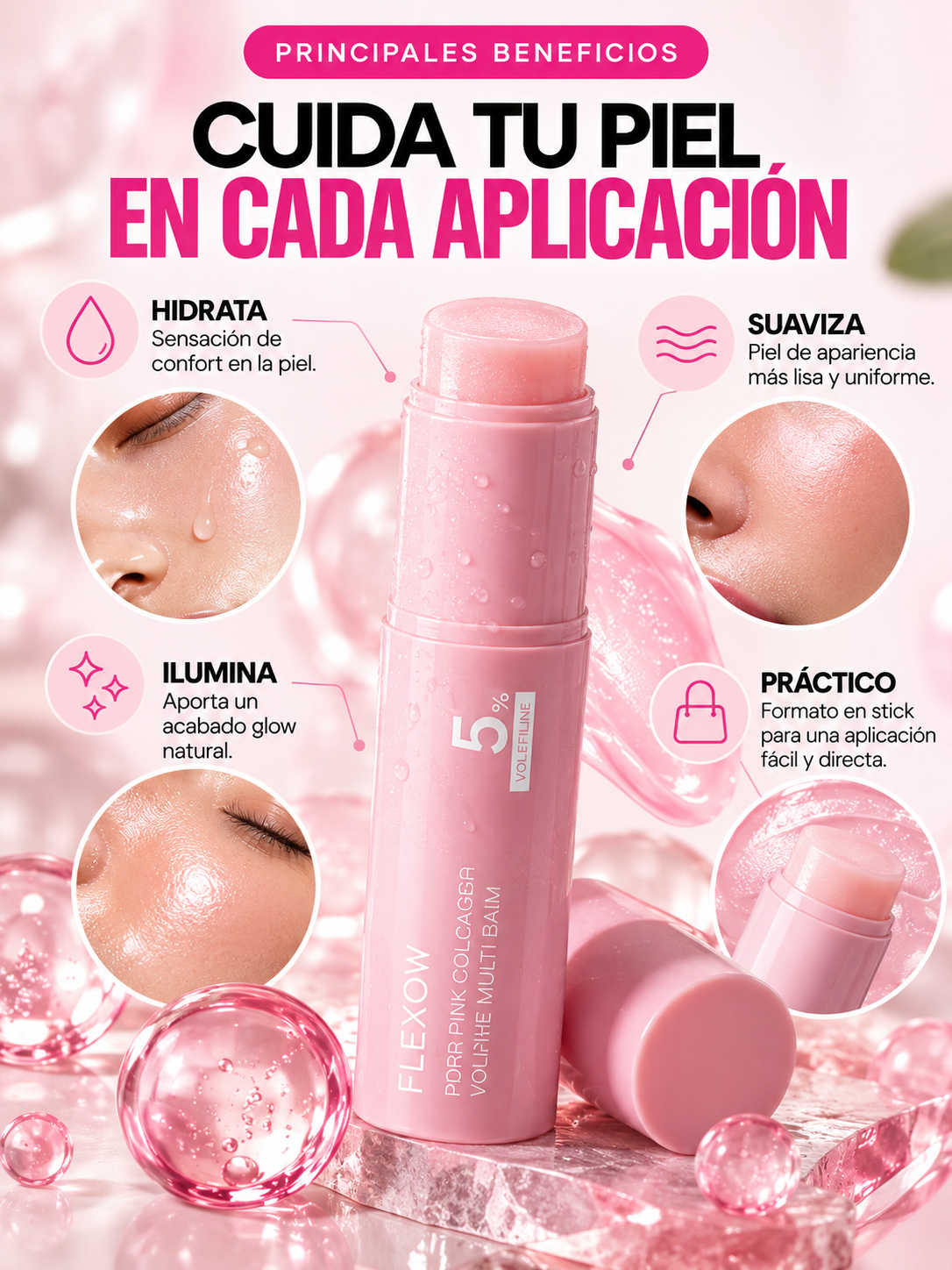 Bálsamo Hidratante Colágeno Antiarrugas