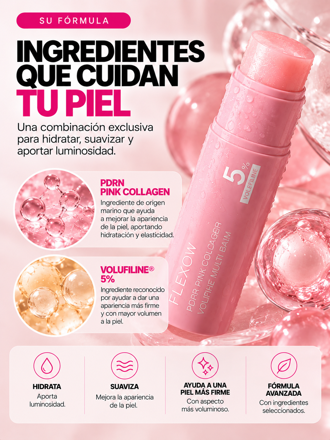Bálsamo Hidratante Colágeno Antiarrugas
